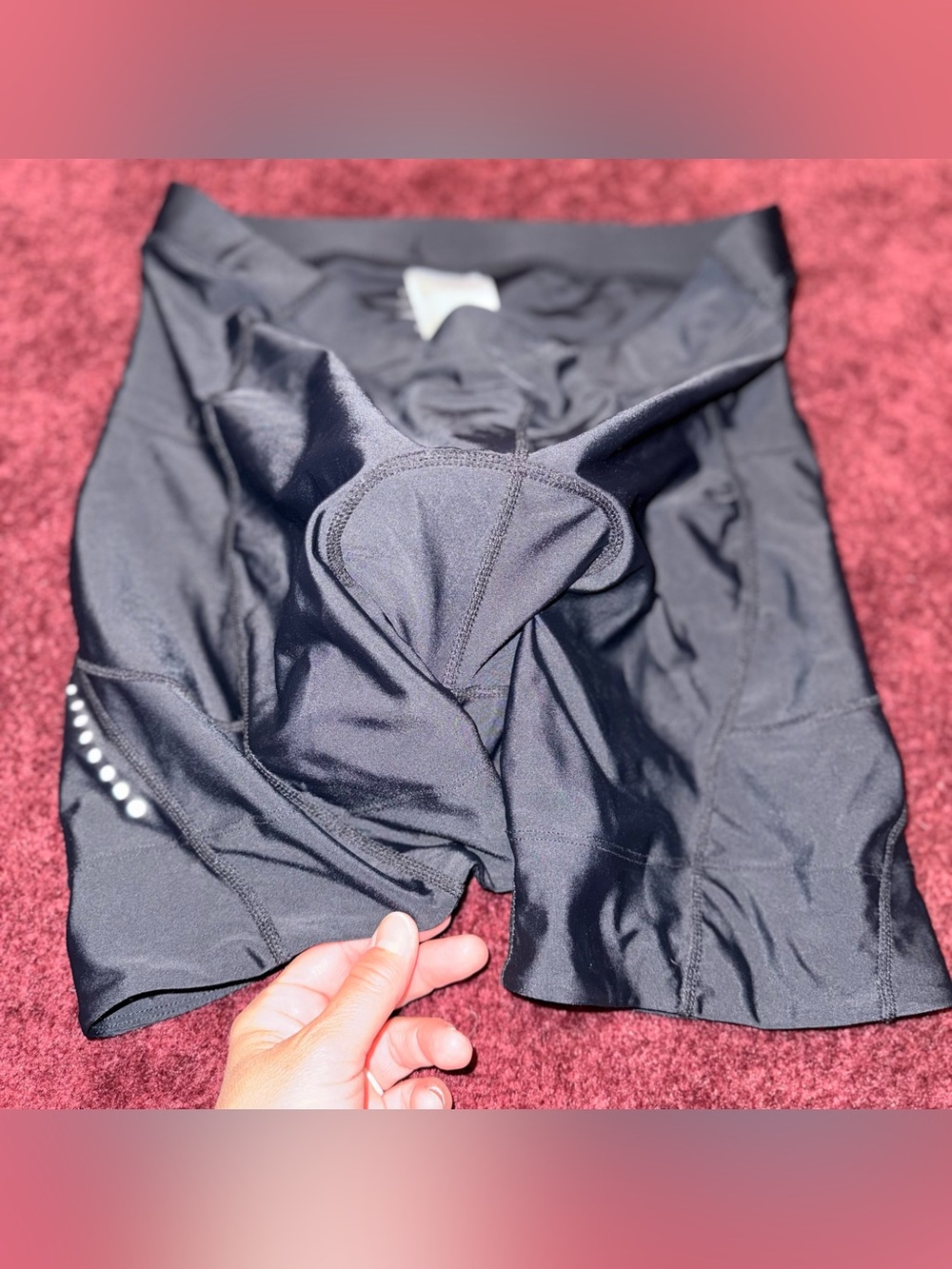 Baleaf Cycling Short Adult L Large Black Padded Nylon Spandex Blend